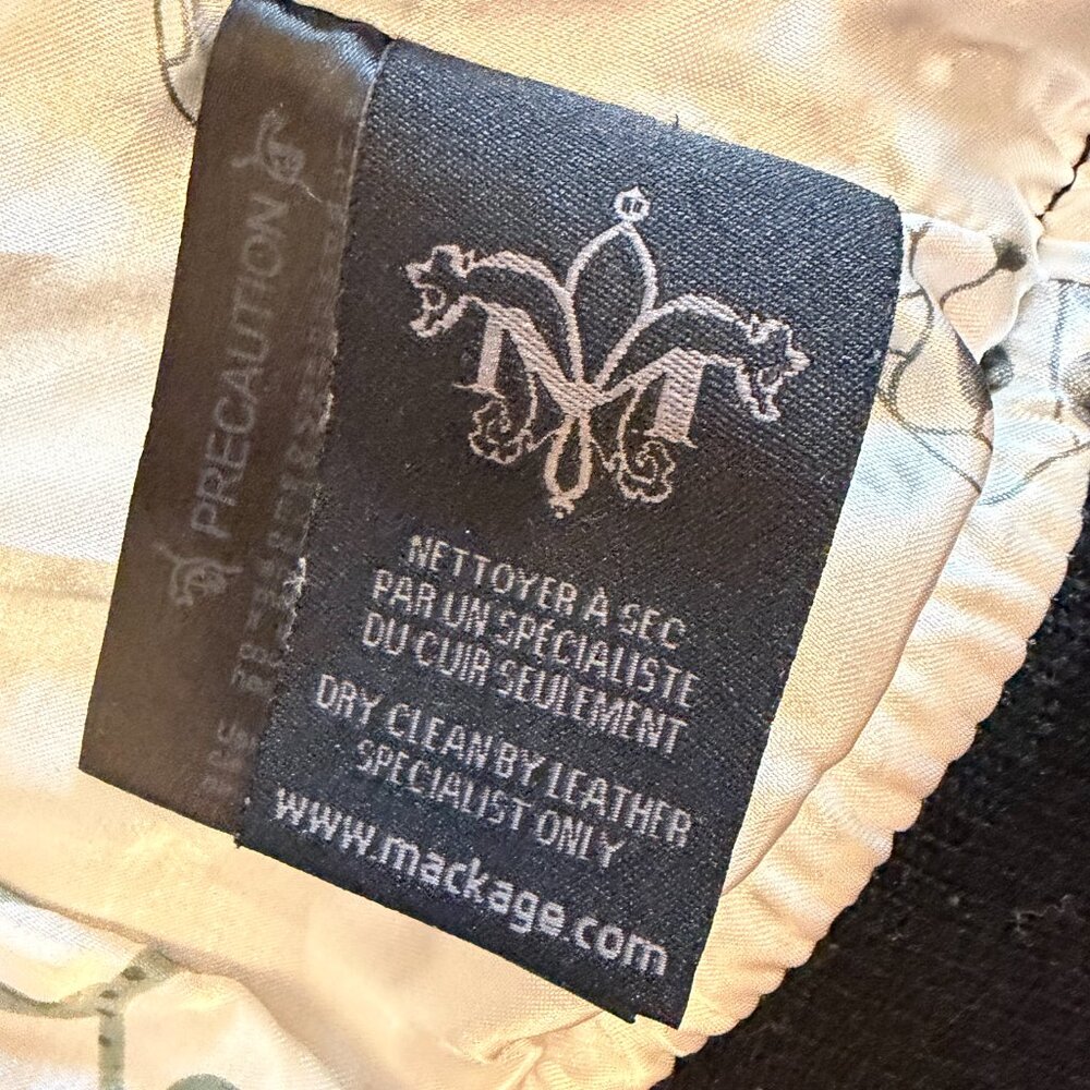 Mackage for Aritzia Leather Jacket - Picture 5 of 7